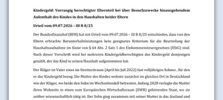 Screenshot vom LinkedIn-Beitrag zur Pressemitteilung Nr. 54 vom 01.10.2026 