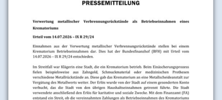 Screenshot vom LinkedIn-Beitrag zur Pressemitteilung Nr. 47 vom 10.09.2026 